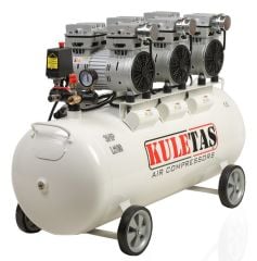 Kuletaş 100 Lt Süper Sessiz Yağsız Kompresör  Dişçi Kompresörü